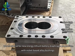 Barril con bujes de aleación a base de níquel