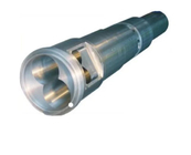 UPVC instalan tubos 65/132 barril gemelo cónico del tornillo con capa bimetálica