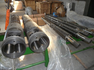 Barril cónico de doble tornillo para extrusora de tubería de PVC 80/156 65/132 55/110 50/105