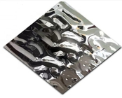 Nueva placa de metal inoxidable decorativa de la hoja de acero de la ondulación de modelo de ASTM A240