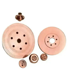 Cuadrado de soldadura de electrodos de aleación de cobre CuCrZr para soldadores de costura