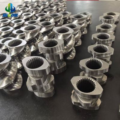 Calidad  High Precision Twin Screw Elements for Polymer Compounding in Plastic Industry Parallel Twin Screw Extruders fábrica