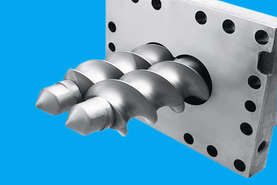 Barril gemelo paralelo bimetálico o de Nitrided del tornillo para la máquina del extrusor