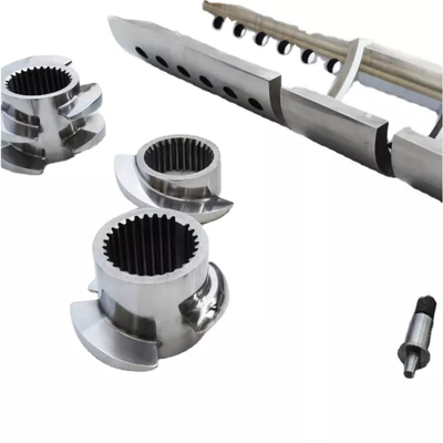 barril gemelo del tornillo del extrusor plástico 316L para la máquina del PVC