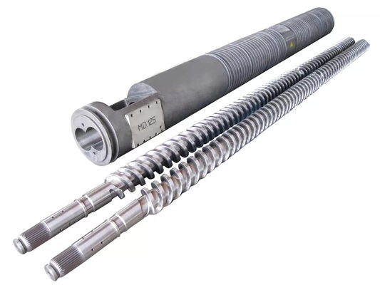 Tornillo y barril bimetálicos de Nitrided para la máquina del extrusor