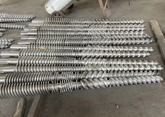 Eje espiral de la tira como recambios y accesorios para el extrusor de tornillo gemelo
