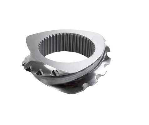 elemento gemelo del tornillo del extrusor doble del cono de 65m m para la máquina del extrusor del PVC