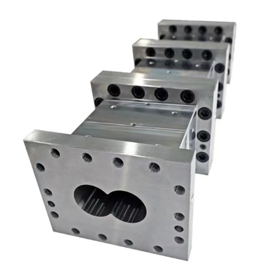 elemento gemelo del tornillo del extrusor doble del cono de 65m m para la máquina del extrusor del PVC