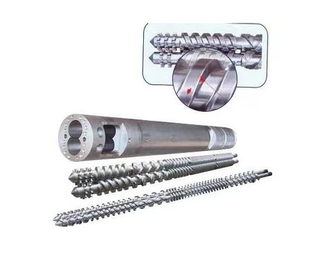 92/188 barril gemelo cónico de alto rendimiento del tornillo para los recambios del extrusor