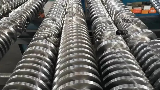 92/188 barril gemelo cónico de alto rendimiento del tornillo para los recambios del extrusor
