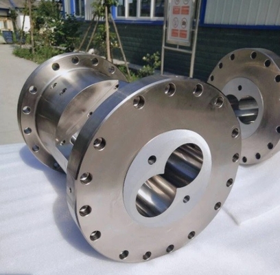 80/156 tornillo cónico bimetálico gemelo y piezas gemelas del extrusor de tornillo del barril