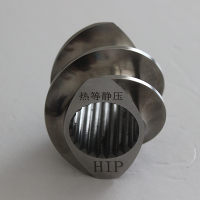 Tornillo de estructura modular y barril para extrusora de plástico de doble tornillo