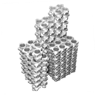 Elemento de tornillo personalizado PM-HIP de acero de nitruro para extrusora de doble tornillo