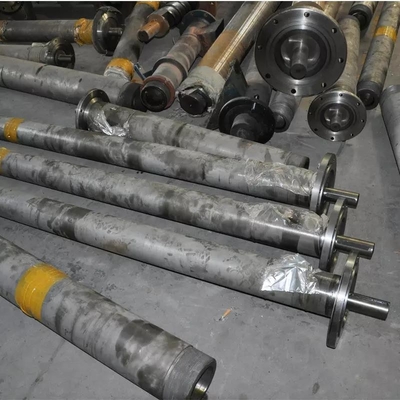 Rocíe el solos tornillo y barril de soldadura del extrusor para la protuberancia del PVC