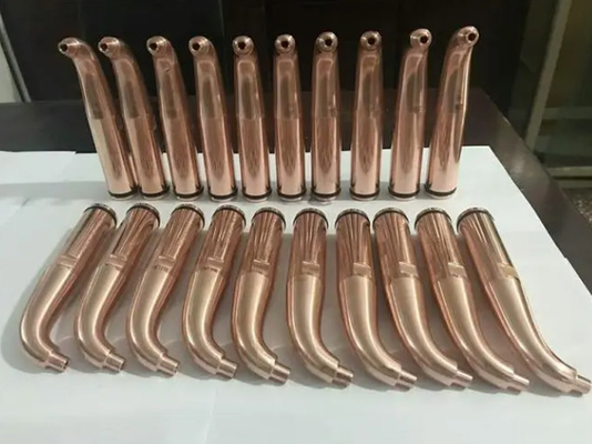 Especial del cobre del circonio del cromo del brazo del electrodo de la máquina de la soldadura por puntos formado