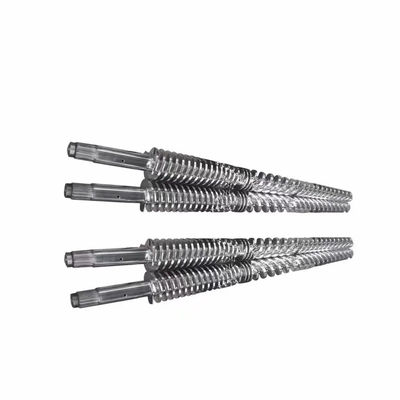 51/105 65/132 80/156 barril gemelo cónico del tornillo de Nitrided para la máquina del extrusor