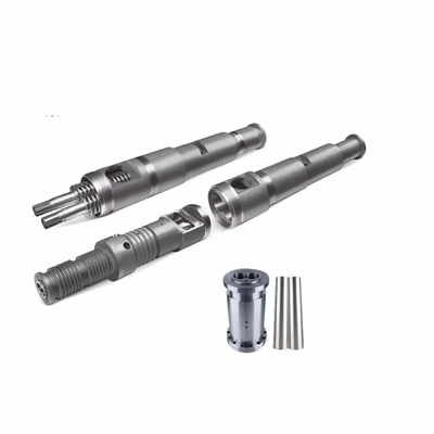 51/105 65/132 80/156 barril gemelo cónico del tornillo de Nitrided para la máquina del extrusor