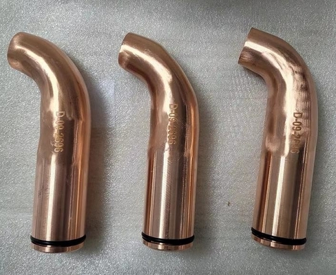 Electrodos materiales de CUCRZR que sueldan con autógena el brazo/a Bent Shank For Spot Welding del arma