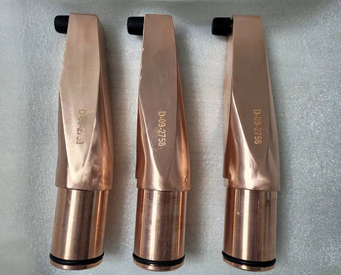 Electrodos materiales de CUCRZR que sueldan con autógena el brazo/a Bent Shank For Spot Welding del arma