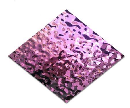 Nueva placa de metal inoxidable decorativa de la hoja de acero de la ondulación de modelo de ASTM A240