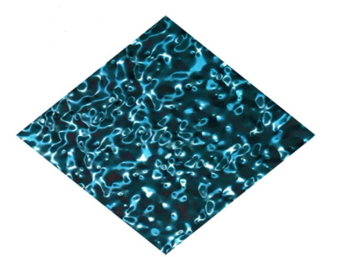 Nueva placa de metal inoxidable decorativa de la hoja de acero de la ondulación de modelo de ASTM A240
