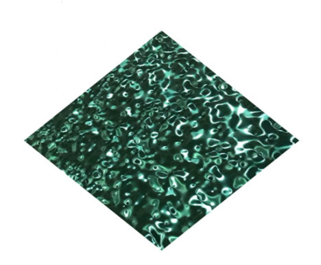 Nueva placa de metal inoxidable decorativa de la hoja de acero de la ondulación de modelo de ASTM A240