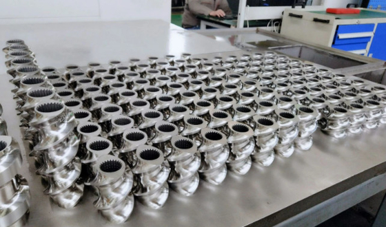 Materiales gemelos paralelos de los elementos W6mo5cr4V2 del tornillo del extrusor de tornillo