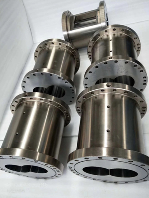 Barril gemelo del extrusor de tornillo para la transformación de los alimentos y la industria química