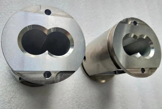 Barril gemelo del extrusor de tornillo para la transformación de los alimentos y la industria química