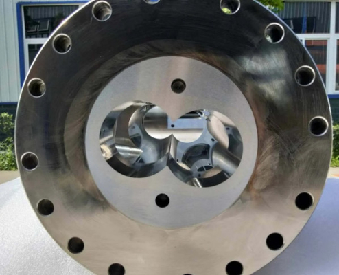 Barril gemelo del extrusor de tornillo para Buhler 90 usado en el diverso uso de la transformación de los alimentos