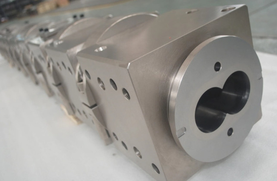 Barril gemelo del extrusor de tornillo para Buhler 90 usado en el diverso uso de la transformación de los alimentos