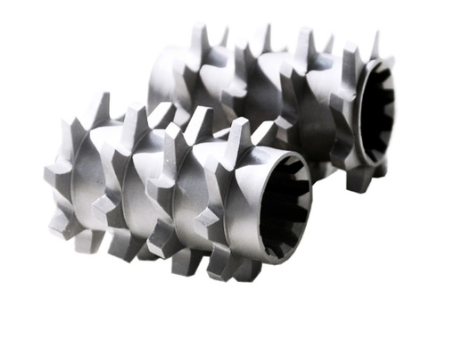 D2 Elementos de tornillo de extrusores de acero con resistencia a la corrosión para la industria de masterbatch