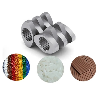 Extrusor piezas de repuesto elemento de tornillo y cañón para el procesamiento de plásticos producción de partículas extrusidas