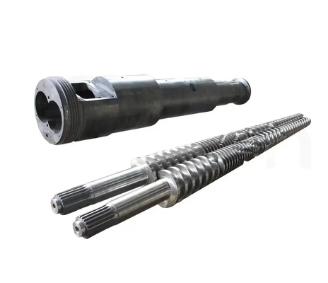 65/132 barril gemelo cónico del tornillo para el tubo del proceso estadístico del perfil WPC del tubo del PVC