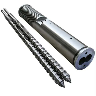 65/132 barril gemelo cónico del tornillo para el tubo del proceso estadístico del perfil WPC del tubo del PVC