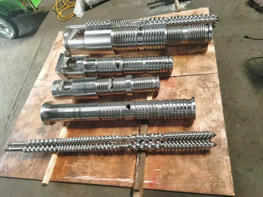 barril plástico del tornillo del extrusor de 38CrMoAlA Sacm645 para la máquina de la película que sopla