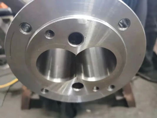 Las máquinas de extrusión de doble tornillo para maquinaria de plástico de aleación bimetálica PE
