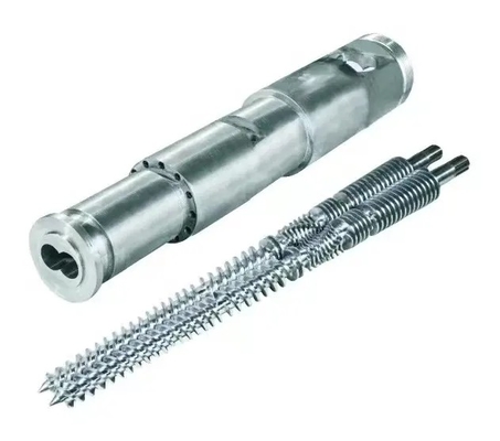 Barril de tornillo / Barril de tornillo gemelo cónico / Barril de tornillo de extrusora para la extrusión de tuberías