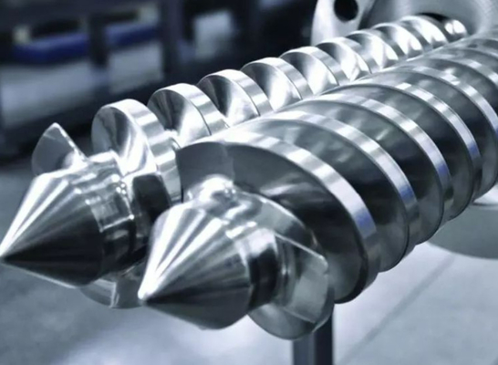 Tornillo y barril gemelos paralelos bimetálicos para el extrusor plástico