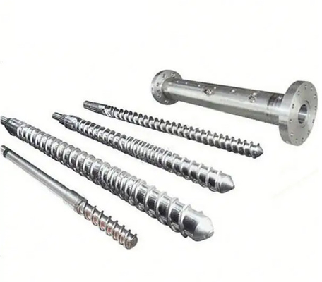 Tornillo bimetálico y barril del Pvc del HDPE con las piezas de maquinaria del reborde