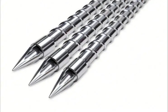 Tornillo bimetálico y barril del Pvc del HDPE con las piezas de maquinaria del reborde