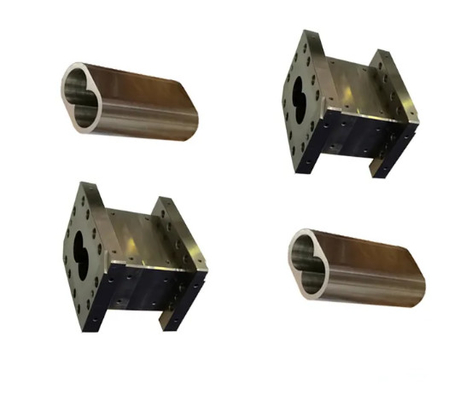 Barril de la máquina de extrusión de plástico y tornillo de compuesto de doble tornillo paralelo bimetal