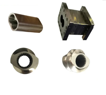 Las máquinas de extrusión de doble tornillo para maquinaria de plástico de aleación bimetálica PE
