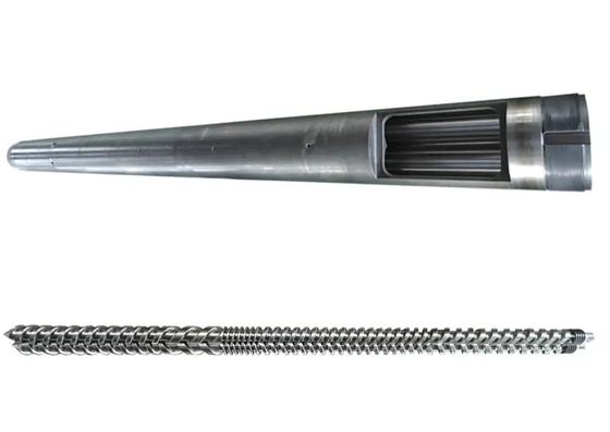 Barril plástico del tornillo del gemelo del barril/Nitrided del tornillo de Nitrided del extrusor