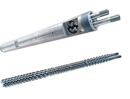 Barril gemelo paralelo Mikrosan MCV55 MCV67 MCV68 MCV110 MCV135 del tornillo del PVC
