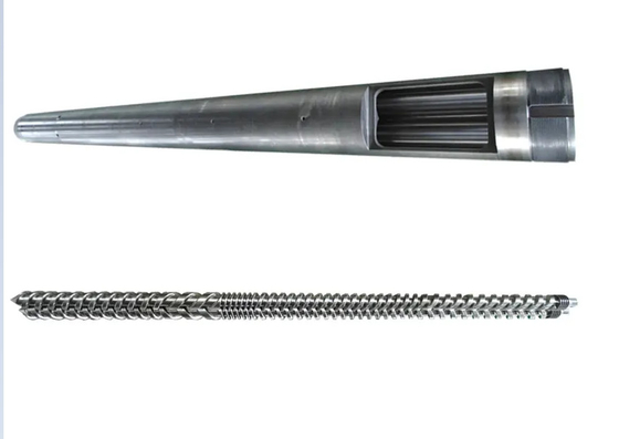 Barril gemelo paralelo Mikrosan MCV55 MCV67 MCV68 MCV110 MCV135 del tornillo del PVC