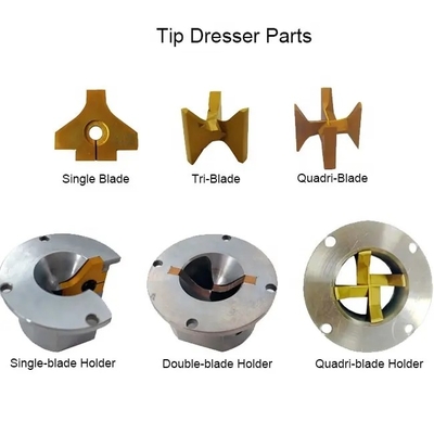 Dispositivo de corte manual de punta de vestidor de cuchilla para cortador de resistencia de soldadura de electrodos