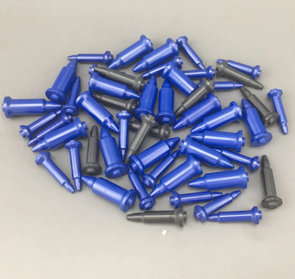 Guía de cerámica de zirconia azul / pin de soldadura con resistencia al desgaste extremadamente alta