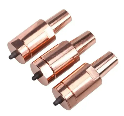 Capa de electrodo de soldadura de tuercas con pines KCF CuCrZr Material electrodos de tuercas de tornillo M6 M8 M10