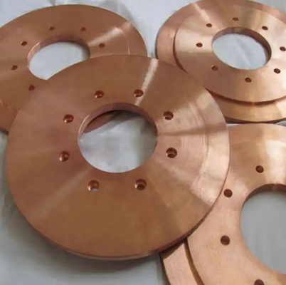 Disco de la rueda del electrodo redondo de la resistencia de la aleación de cobre para CuCrZr Seam Welder